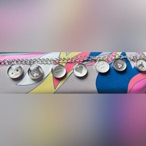 Sundance sterling silver mom charm bracelet